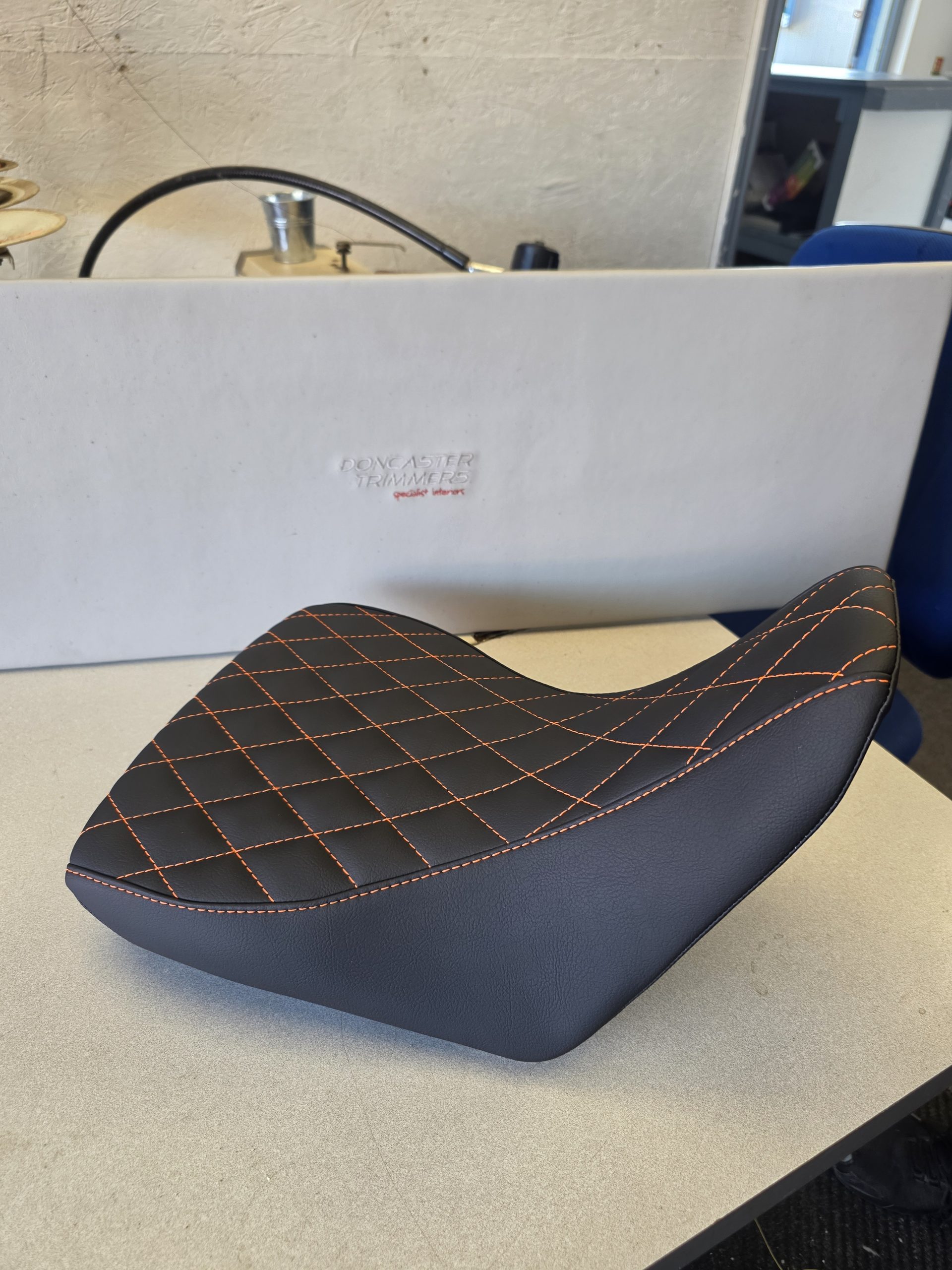 MOTORBIKE SEAT TRIMMED